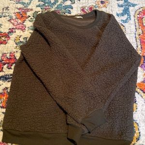 Army green sweater